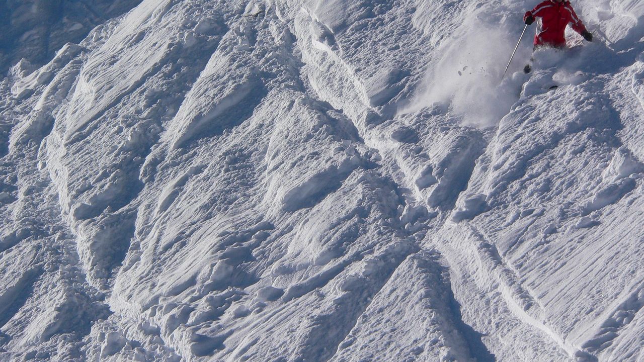 Wedeln im Tiefschnee Wedeln im Tiefschnee